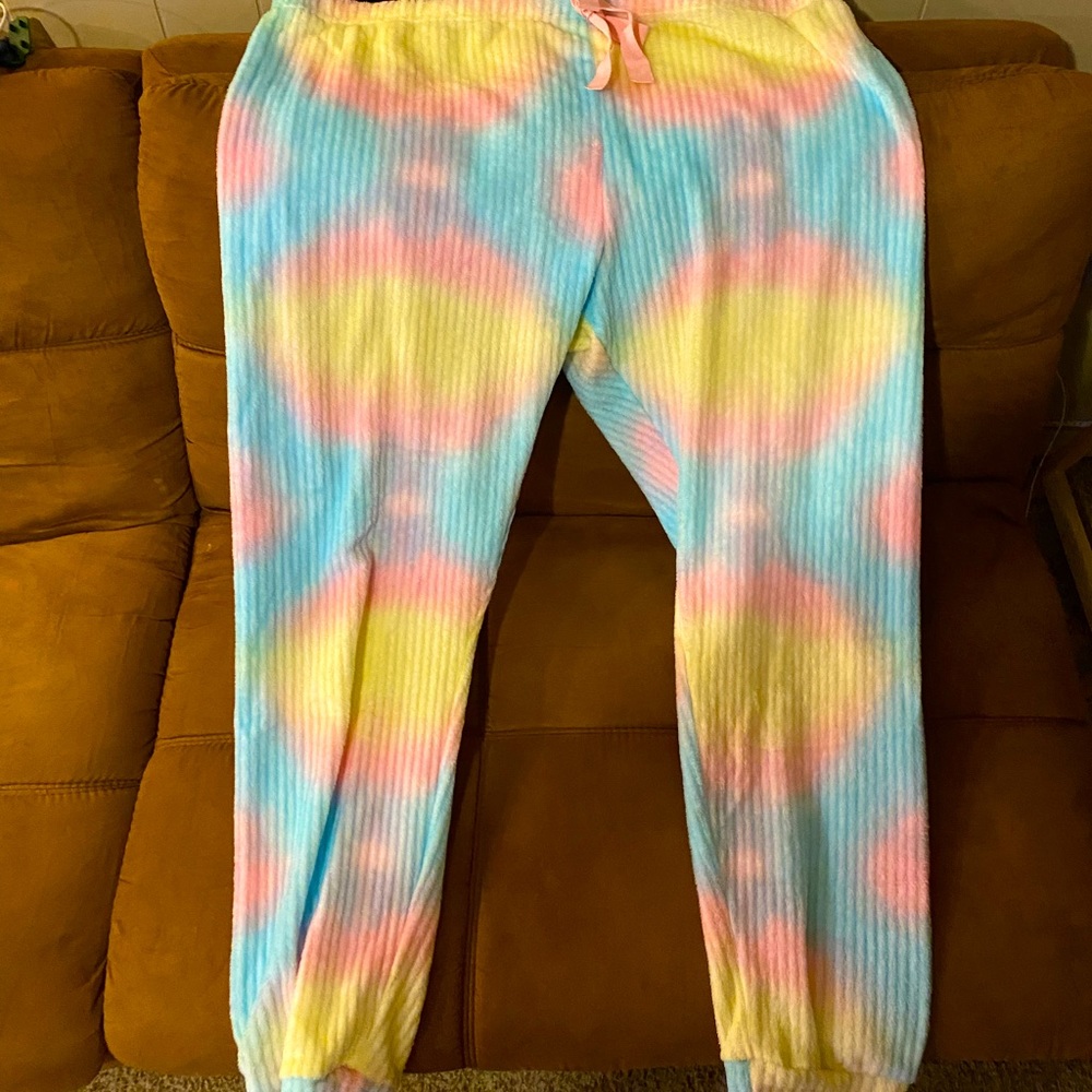 fuzzy pajamas pants